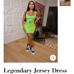 Shane Justin Sequin Jersey Dress